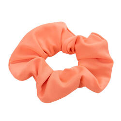 Scrunchie voor zwemmen voor meisjes koraalrood