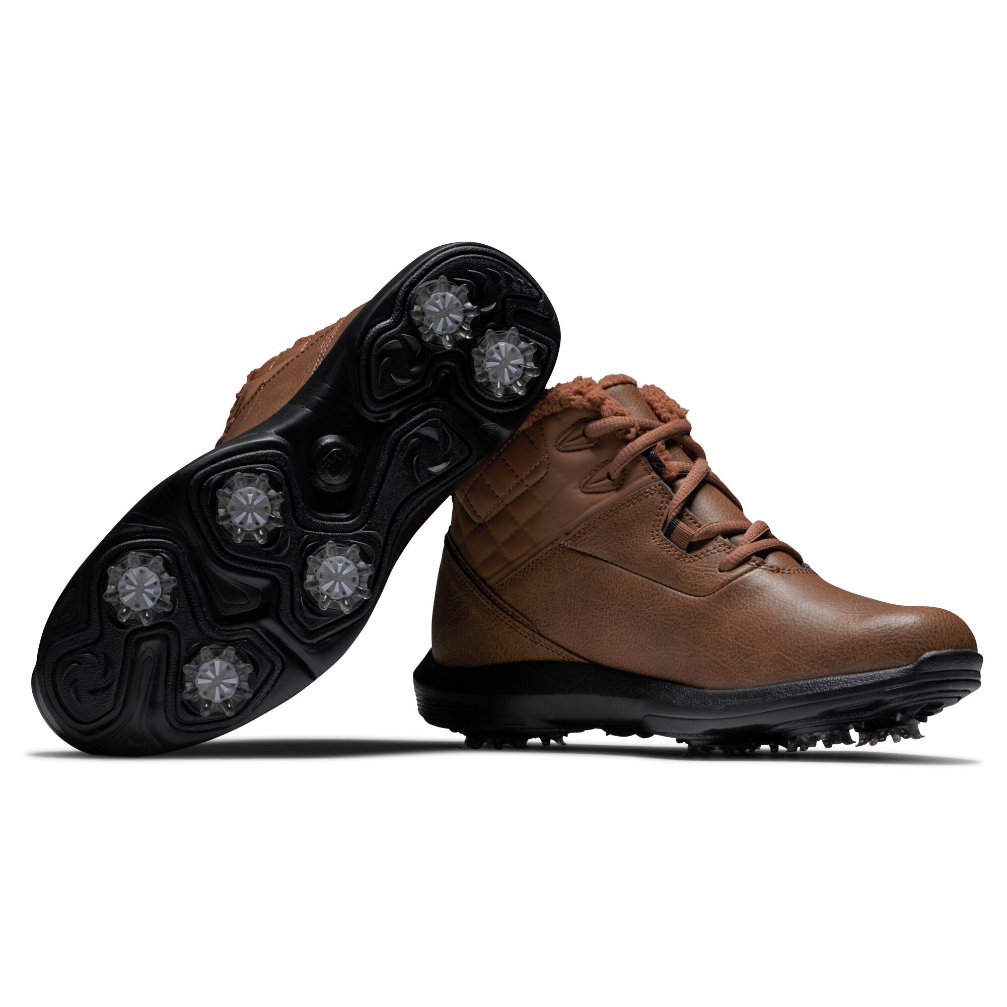 WOMEN'S GOLF SHOES FOOTJOY - STORMWALKER WINTER - BROWN 5/7