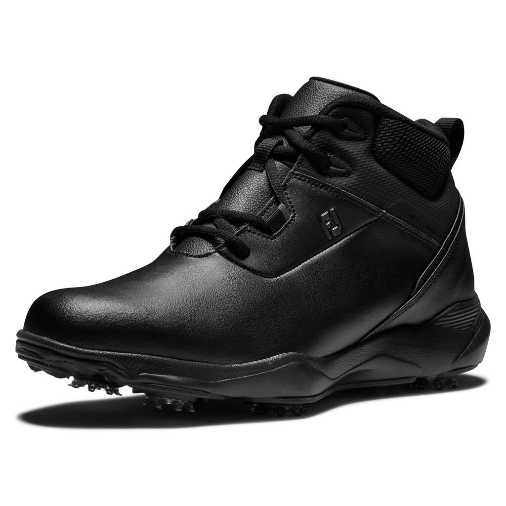 Herren Golfschuhe halbhoch - Footjoy Stormwalker schwarz