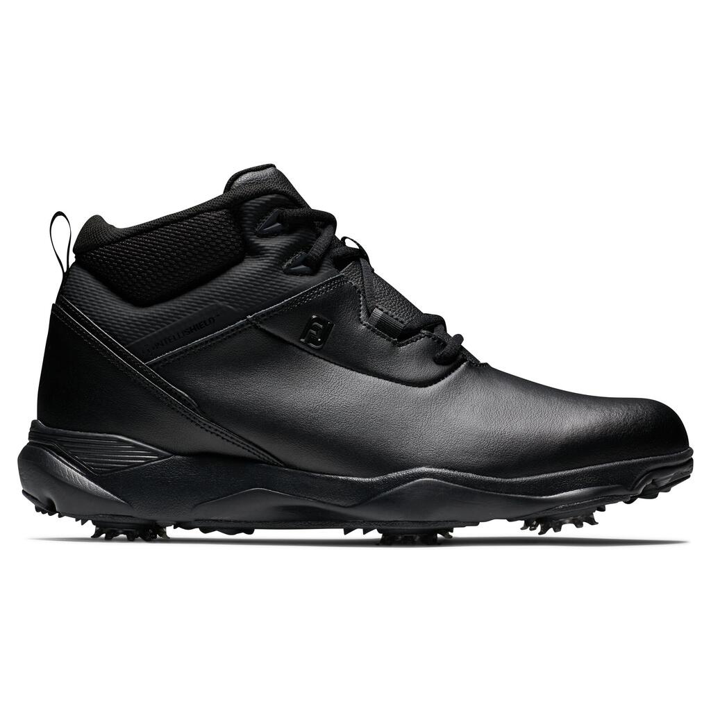 Herren Golfschuhe halbhoch - Footjoy Stormwalker schwarz