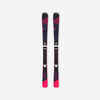 Sieviešu kalnu slēpes ar stiprinājumiem “Boost 500”, zilas/rozā