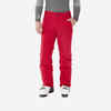 Skihose Herren warm Piste Regular - 500 rot 