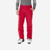 Pantalon de ski chaud regular homme 500 - Rouge