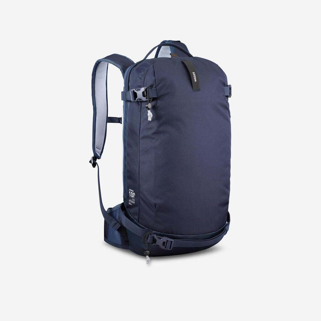 Freeride ski snowboard backpack - FR 100 DEFENSE - Navy Blue