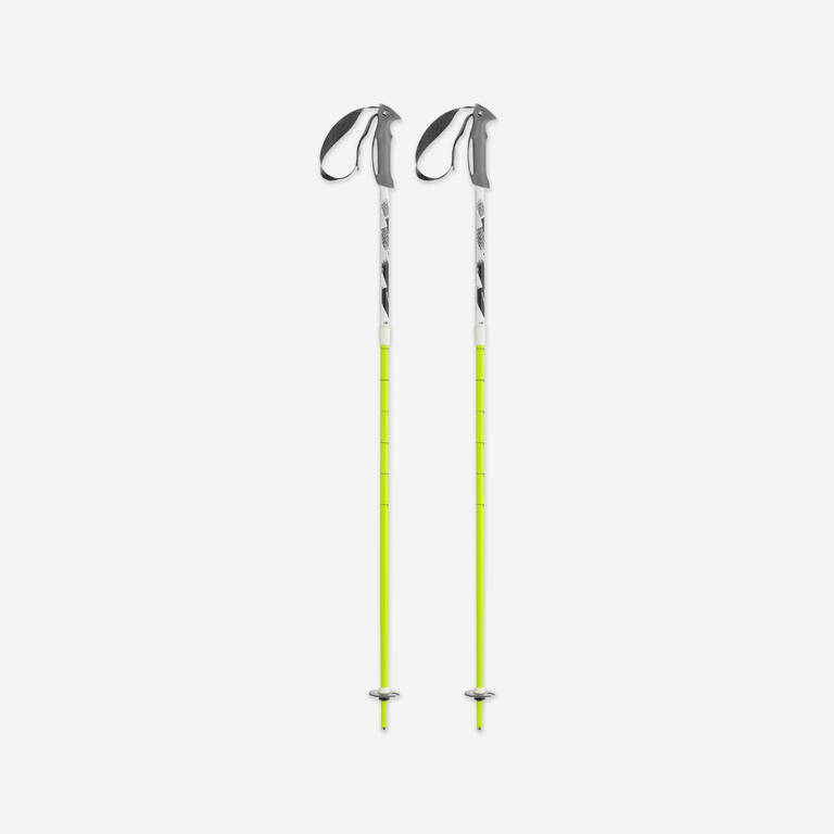 CHILDREN'S SKI POLES VARIO 500 - YELLOW