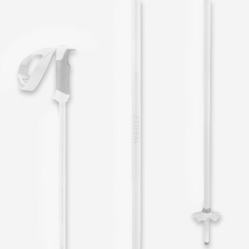 ALPINE SKI POLES - BOOST 500 SAFETY - WHITE