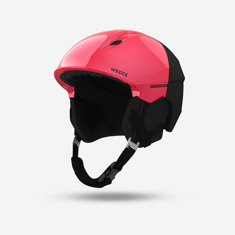 Casque de ski adulte - PST 580 rose et noir