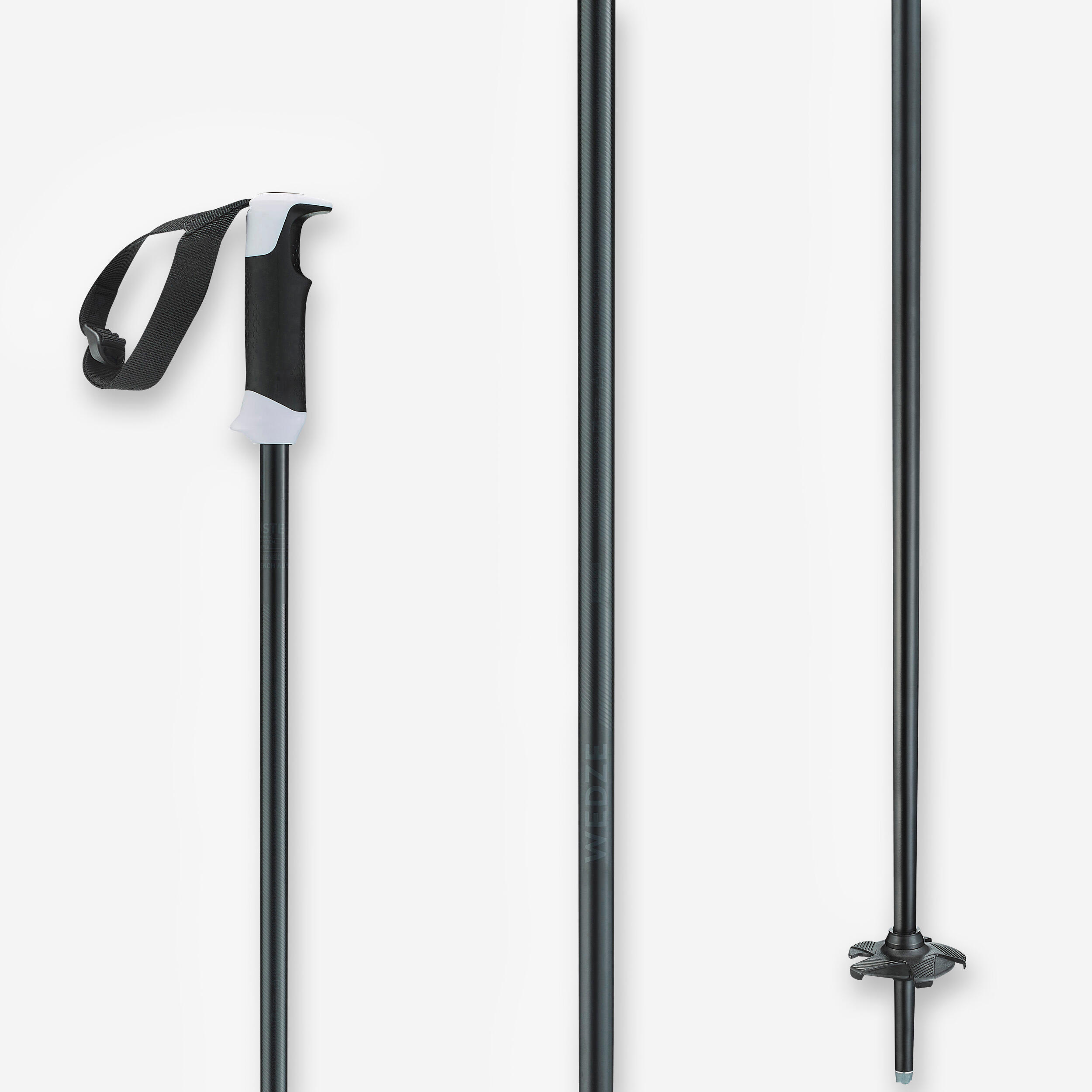 BOOST 500 SAFETY ALPINE SKI POLES - BLACK