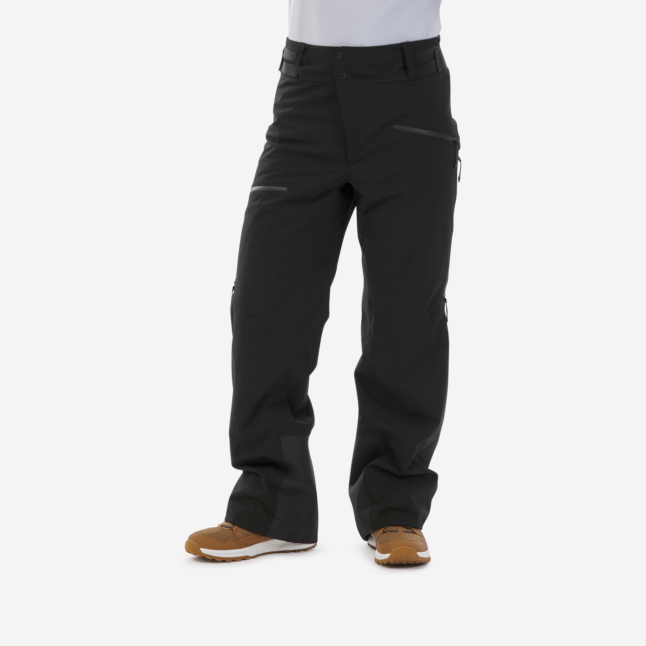 pantalon de ski confortable et ventilé homme, fr100 noir - wedze