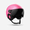 Skihelm mit Visier Kinder- H-KID 550 rosa Pailetten 