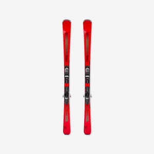 Men’s piste ski with bindings, Boost 500 - Red