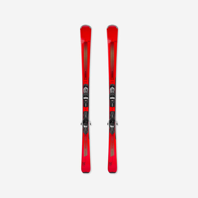 Alpineski's met bindingen voor heren Boost 500 rood