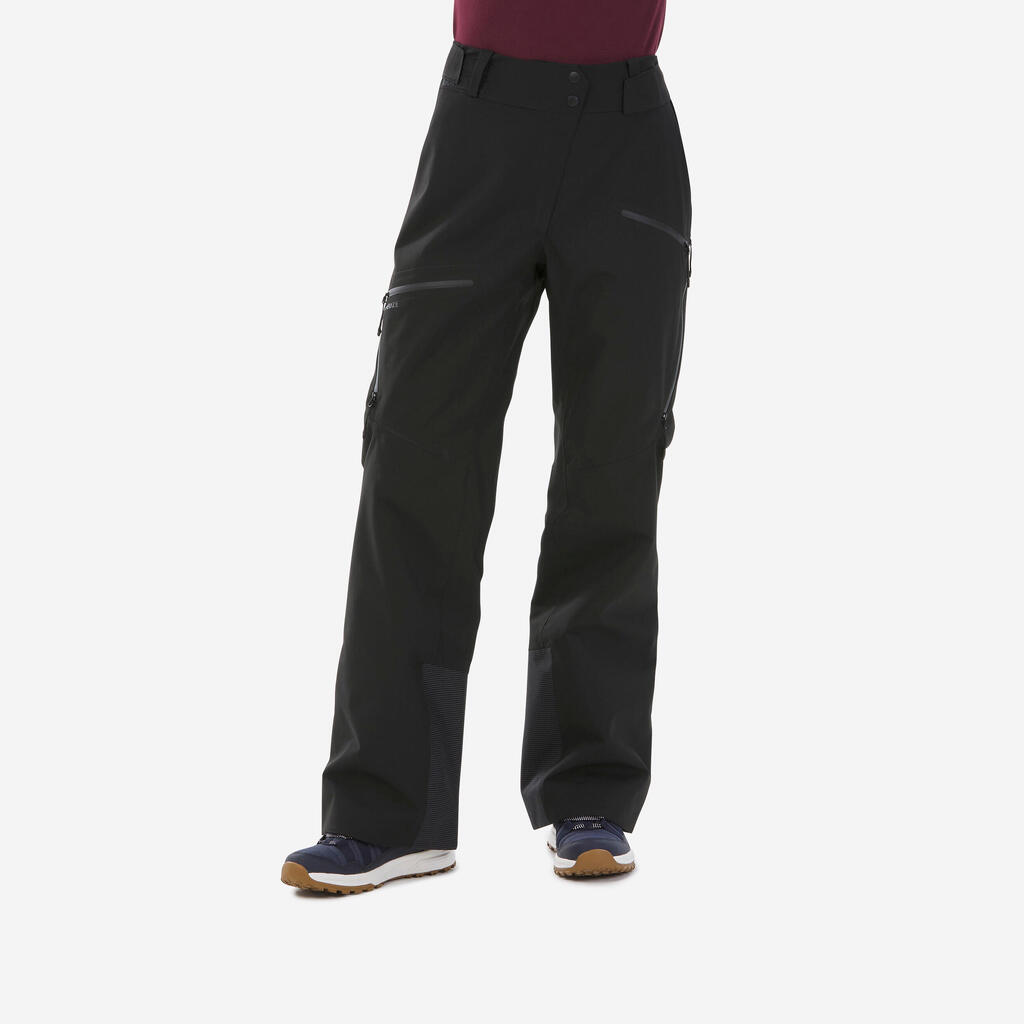 Women's ski trousers - FR100 - Burgundy