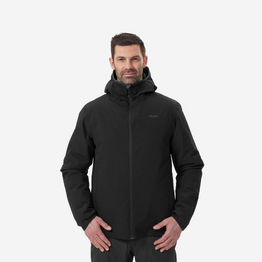 Veste de ski chaude et imperméable homme, 100 noir