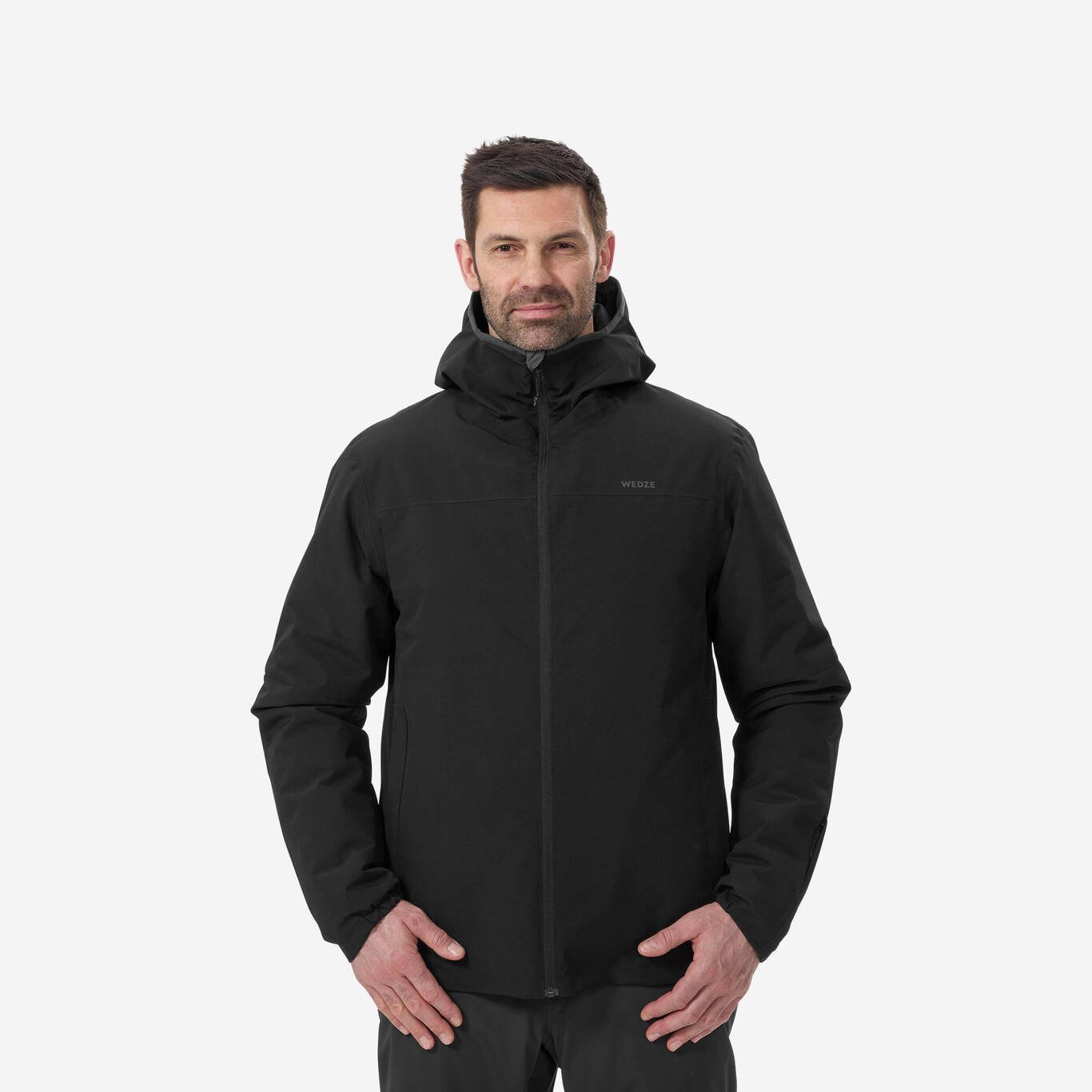 Jaket Ski Pria 100 - Hitam