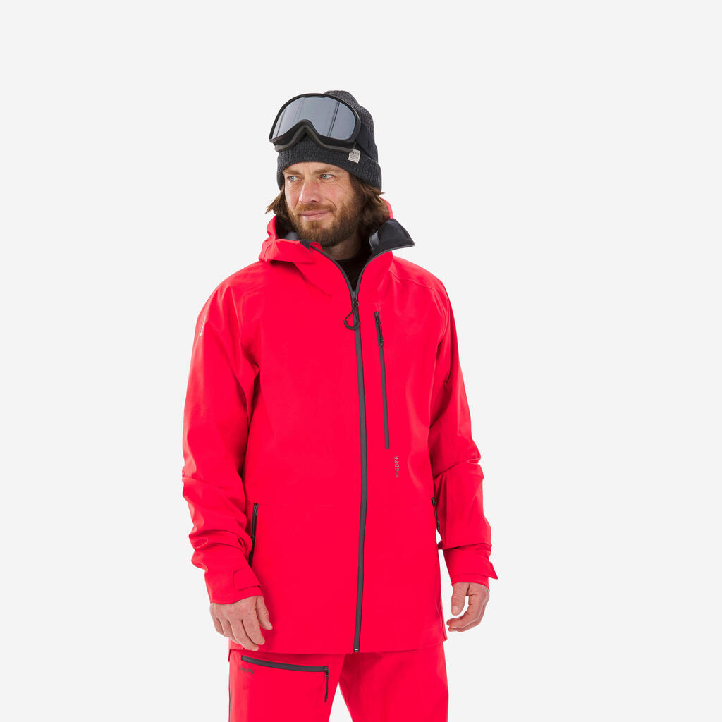 MEN'S SKI JACKET - FR PATROL - NEON YELLOW