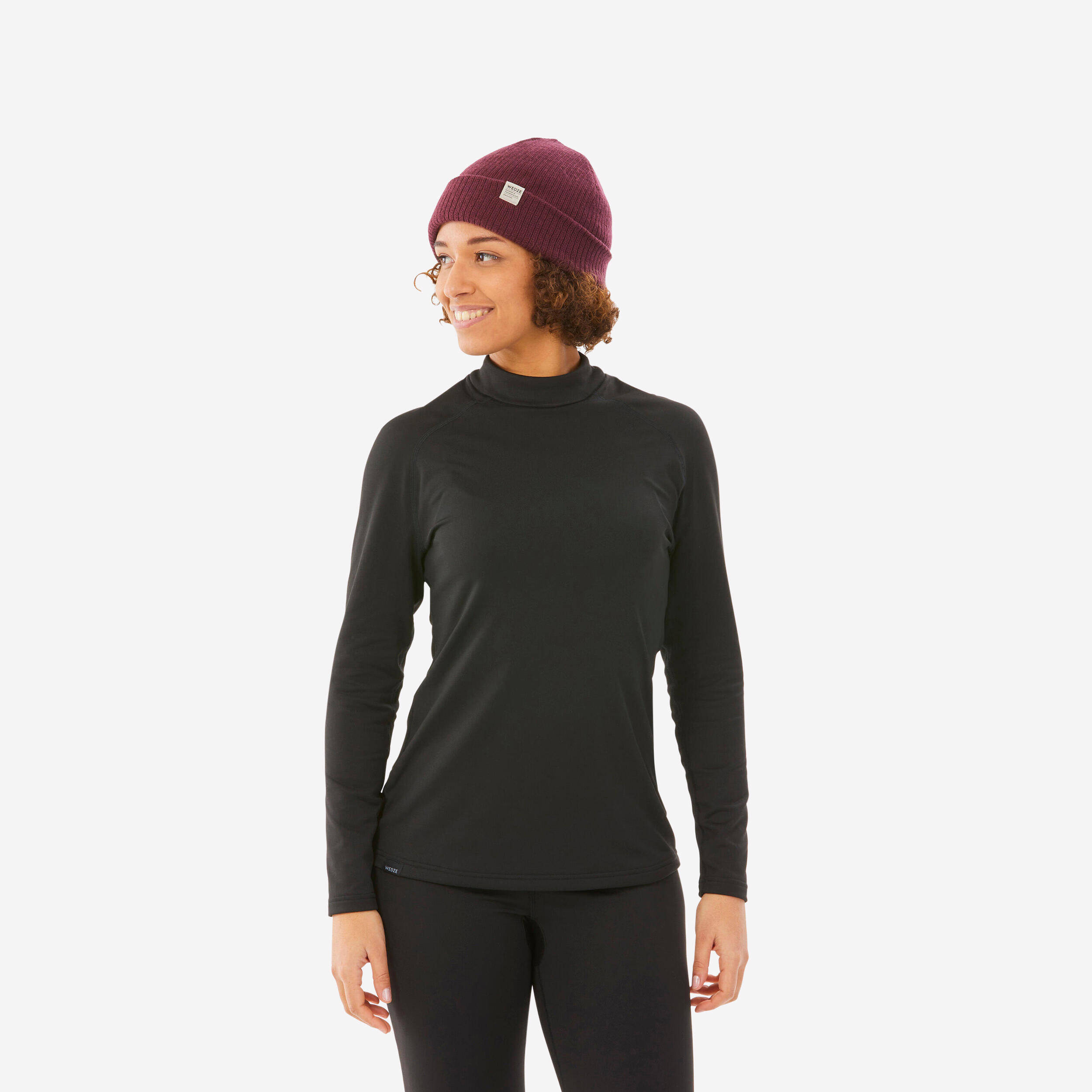 Women Thermal for Skiing - BL500 Black -  1