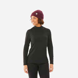 Women’s bl 500 thermal base layer ski top - black