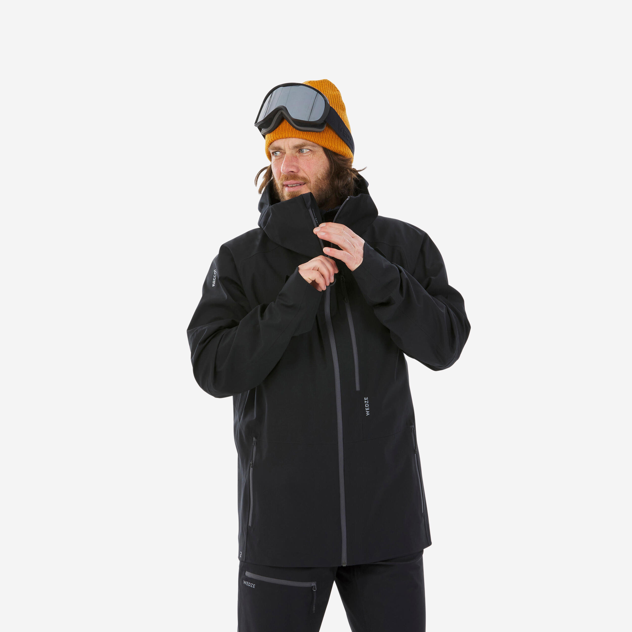 Wedze - Veste De Ski Homme - Fr Patrol - Noir - Veste - Ski Freeski Snowboard Luge - Noir - 52 2xl - Decathlon