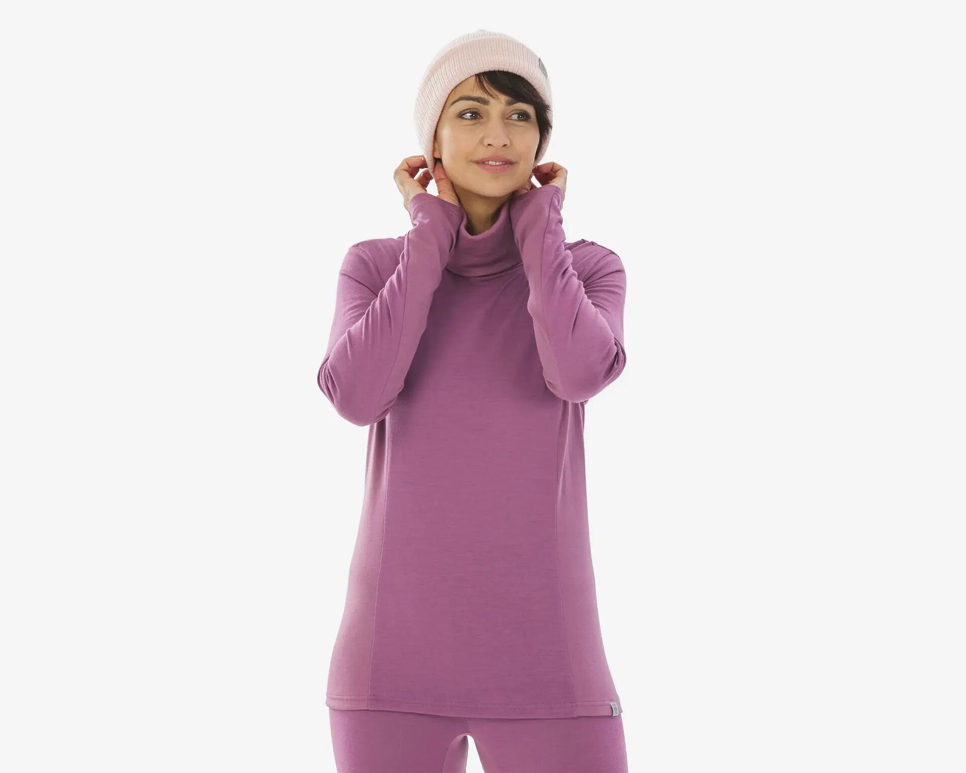 BL SKI 900 WOOL NECK TOP W