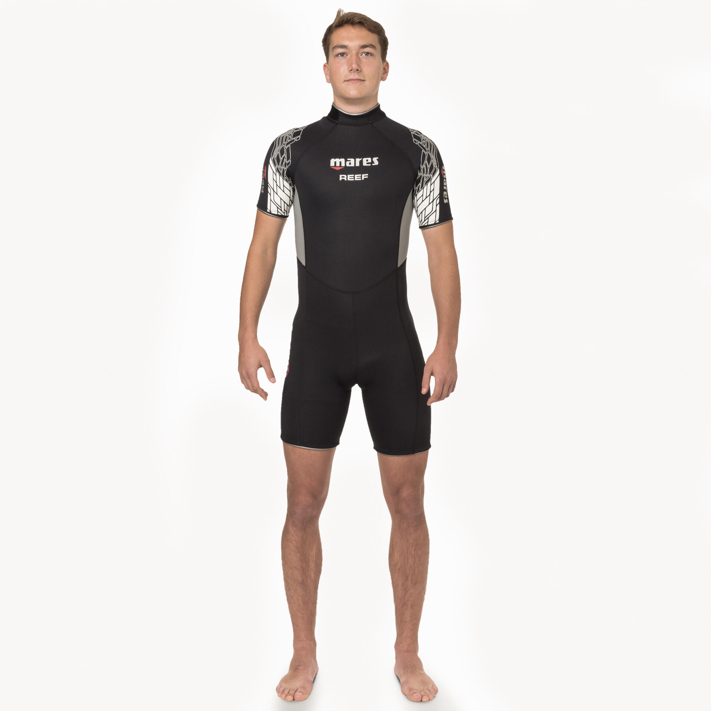 MARES Men’s neoprene diving shorty REEF 2.5 mm black/grey