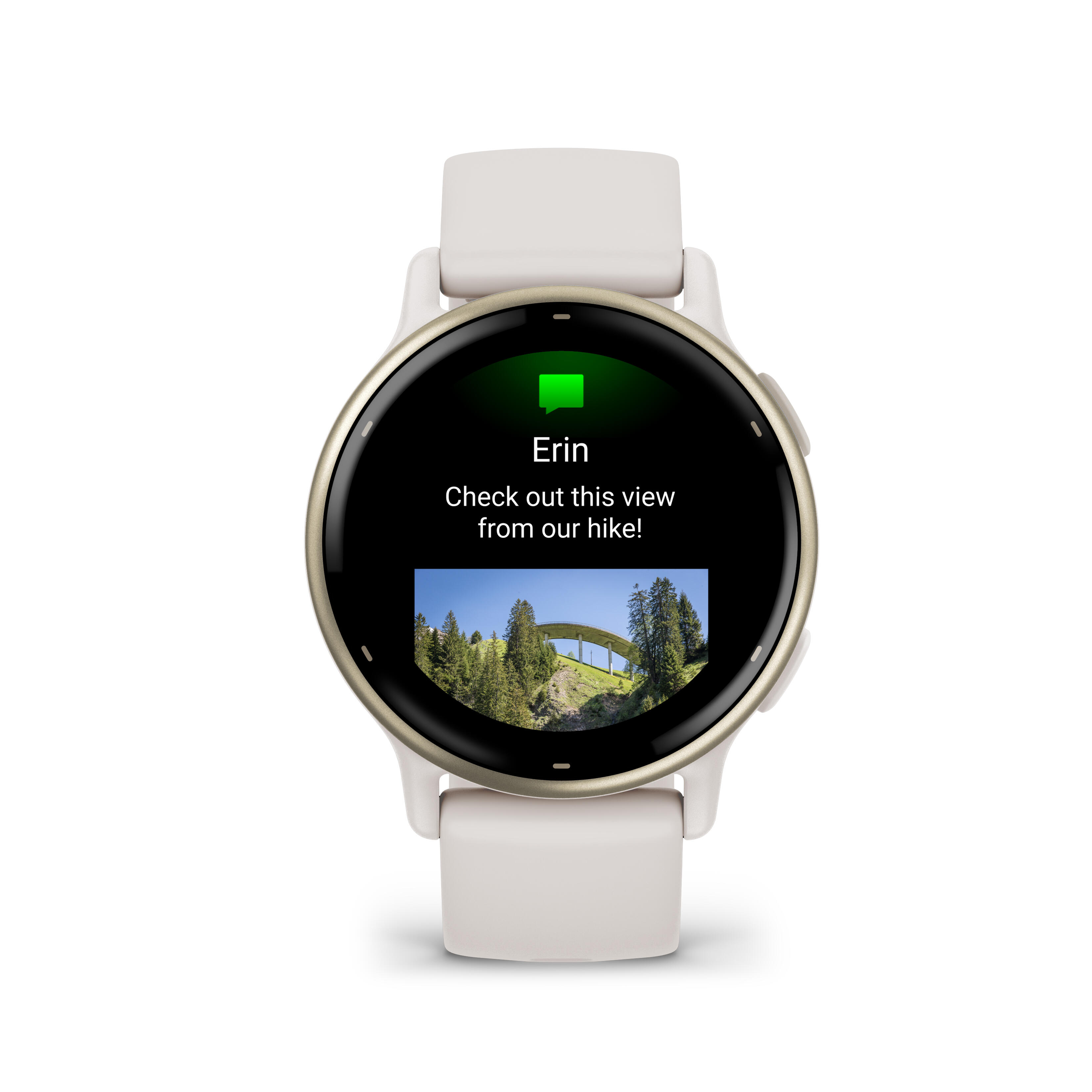 Decathlon | Smartwatch GPS Garmin VIVOACTIVE 5 oro-avorio |  Garmin