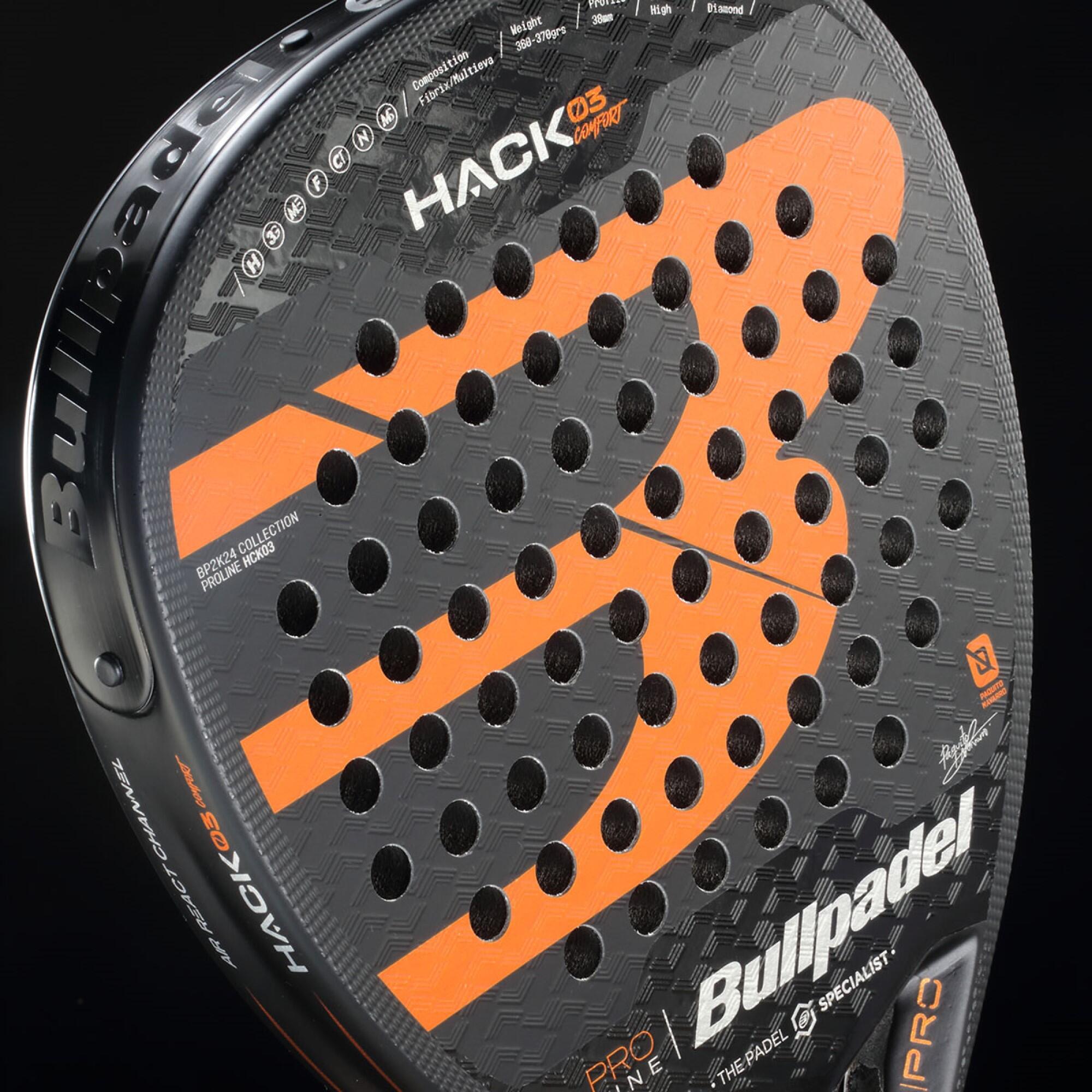 Adult Padel Racket Hack Comfort 24 7/9