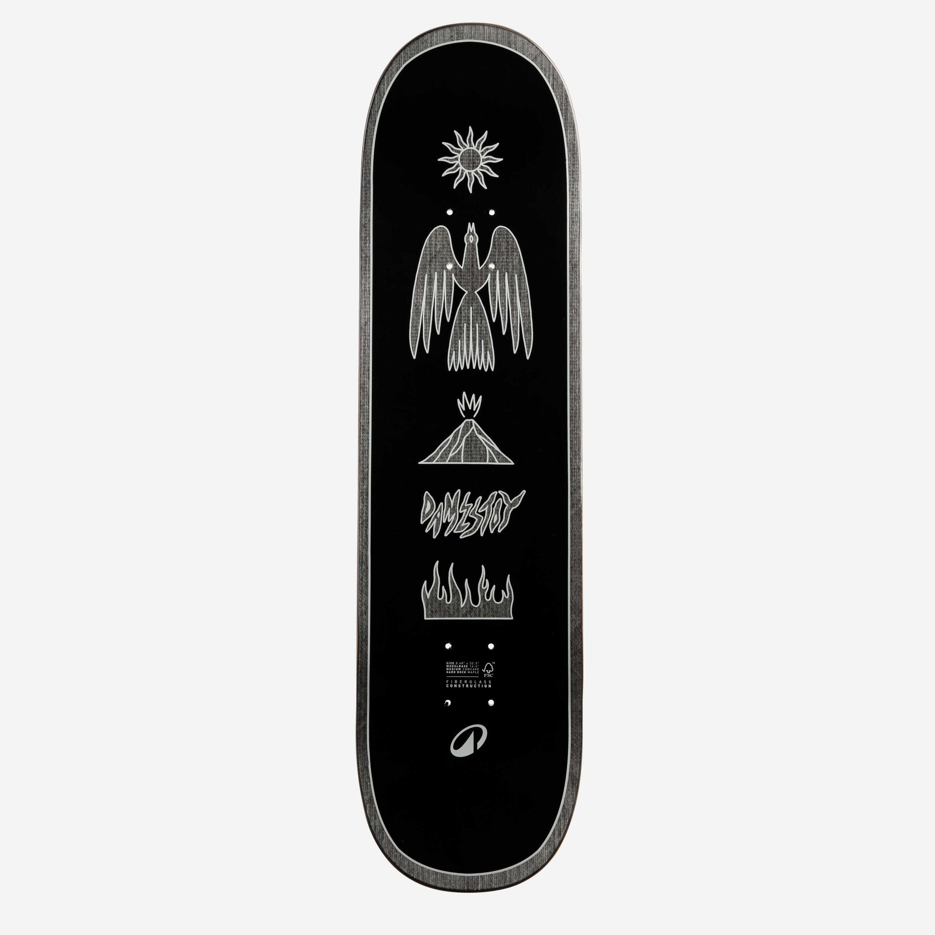 PLANCHE DE SKATE COMPOSITE DK900 FGC PRO MODEL EDOUARD DAMESTOY TAILLE 8.75" 2/9