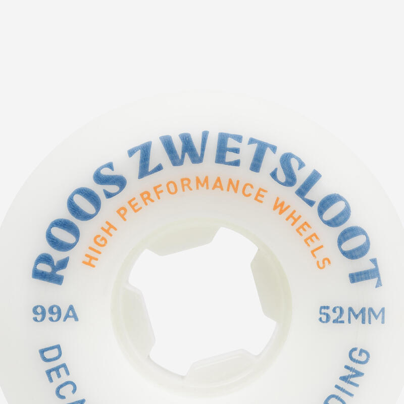 Sada 4 skateboardových koleček WH900 52 mm 99 A Pro Model Roos Zwetsloot