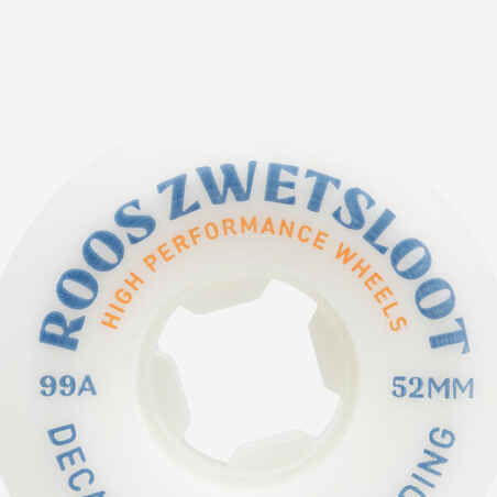 גלגלי 52 מ"מ 99A לסקייטבורד מדגם WH900מארז של 4 גלגלים מדגם Roos Zwetsloot Pro