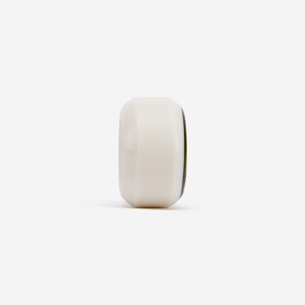 54 mm 99A Conical Skateboard Wheels 4-Pack - Ivory