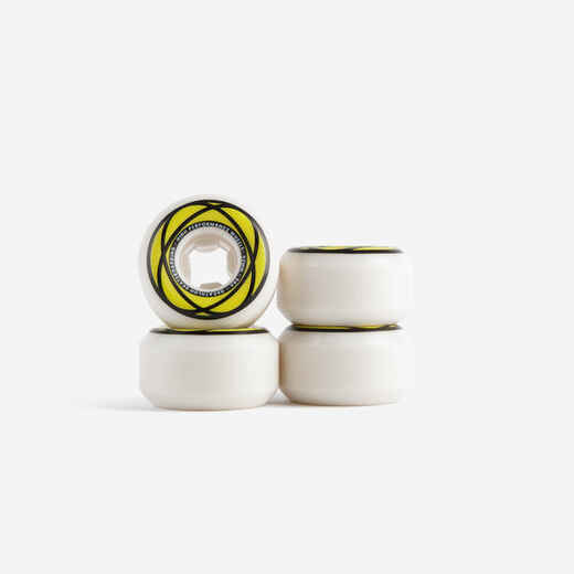 
      52 mm 99A Conical Skateboard Wheels 4-Pack - Ivory
  