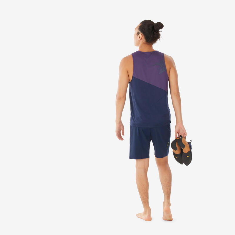 Herren Tanktop - Edge aubergine