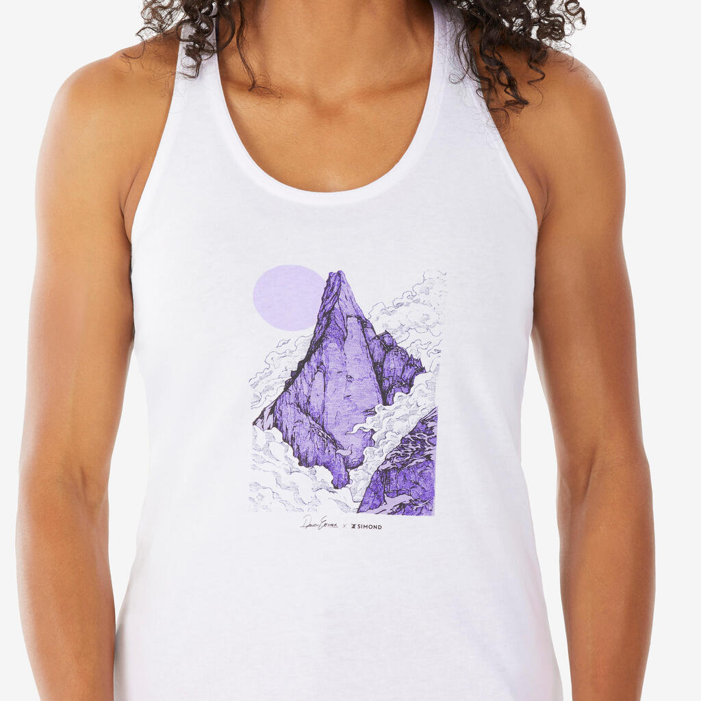 CLIMBING TANK TOP - VERTIKA WHITE DANIEL ESTMARK