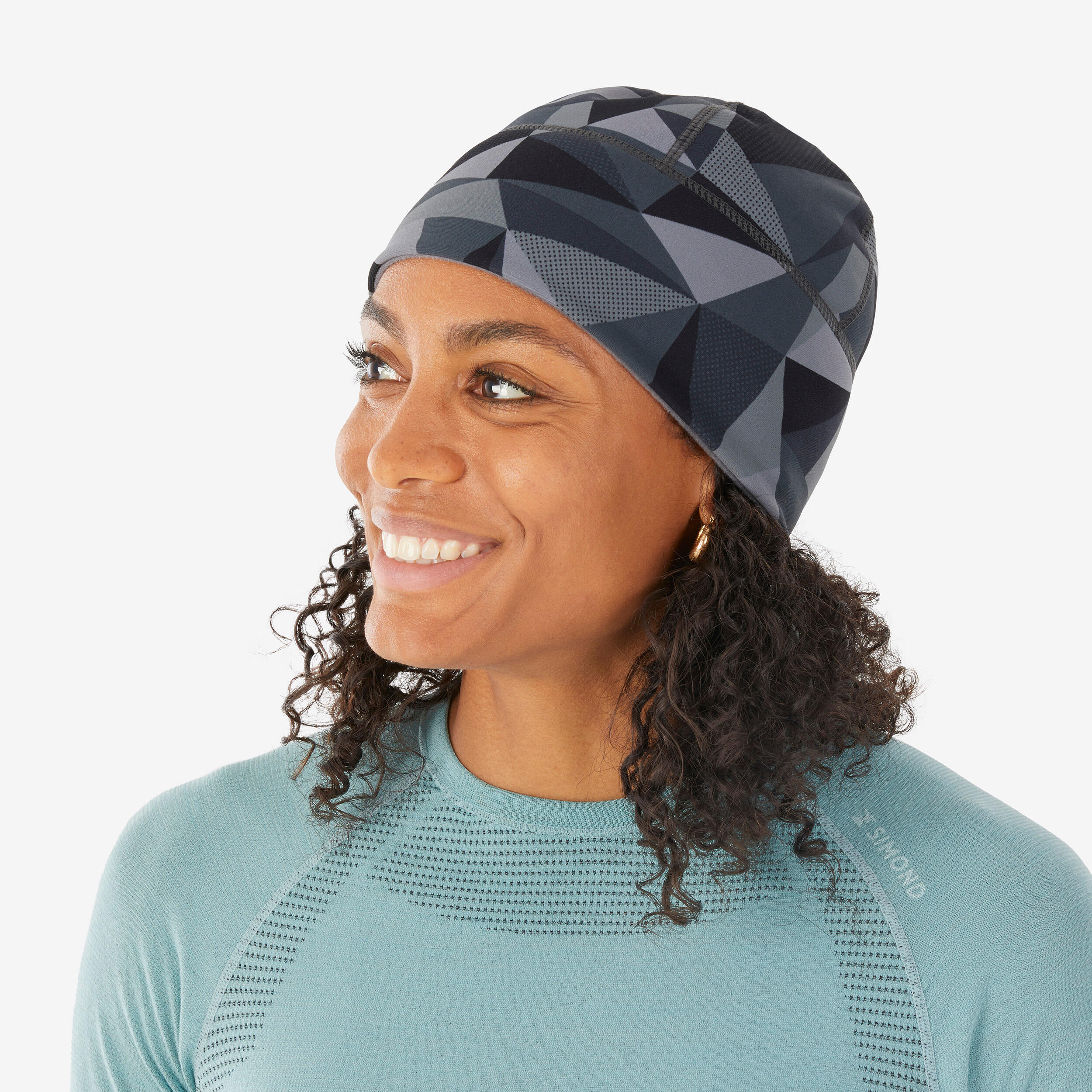 Ultralight warm mountaineering beanie, grey 2/4