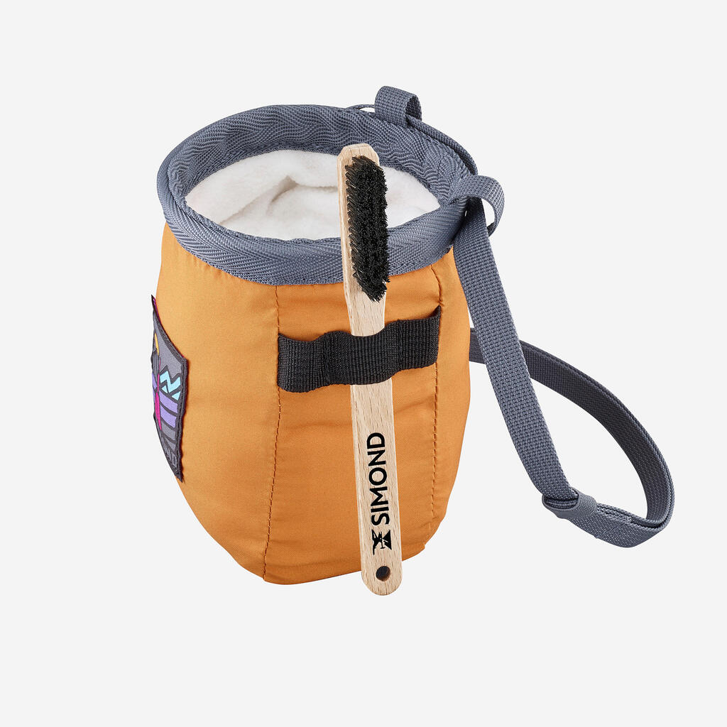 CLIMBING CHALK BAG VERTIKA SIZE L - OCHRE