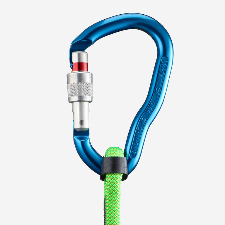 Double climbing and mountaineering lanyard