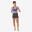 Klimshort in stretch voor dames Edge grijs