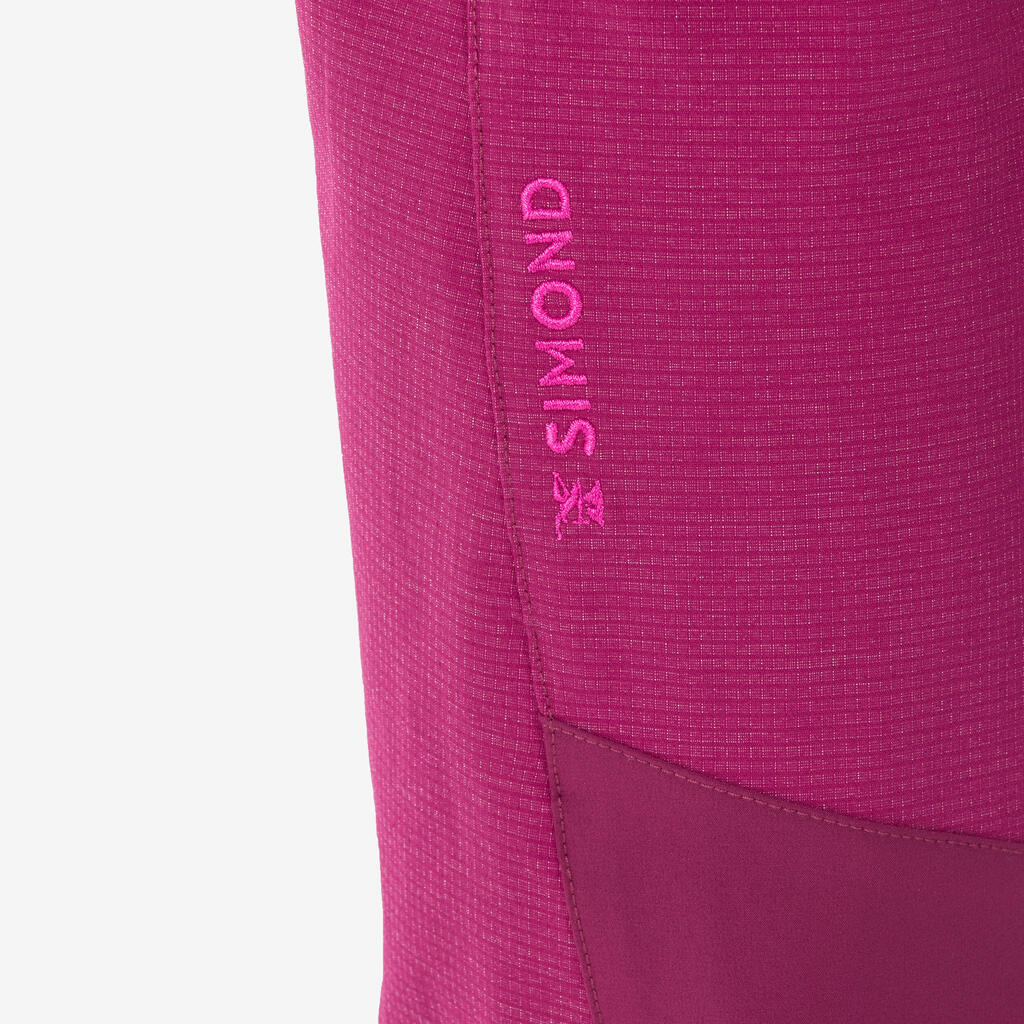 WOMEN'S CLIMBING PANTS STRETCH EDGE - BEETROOT