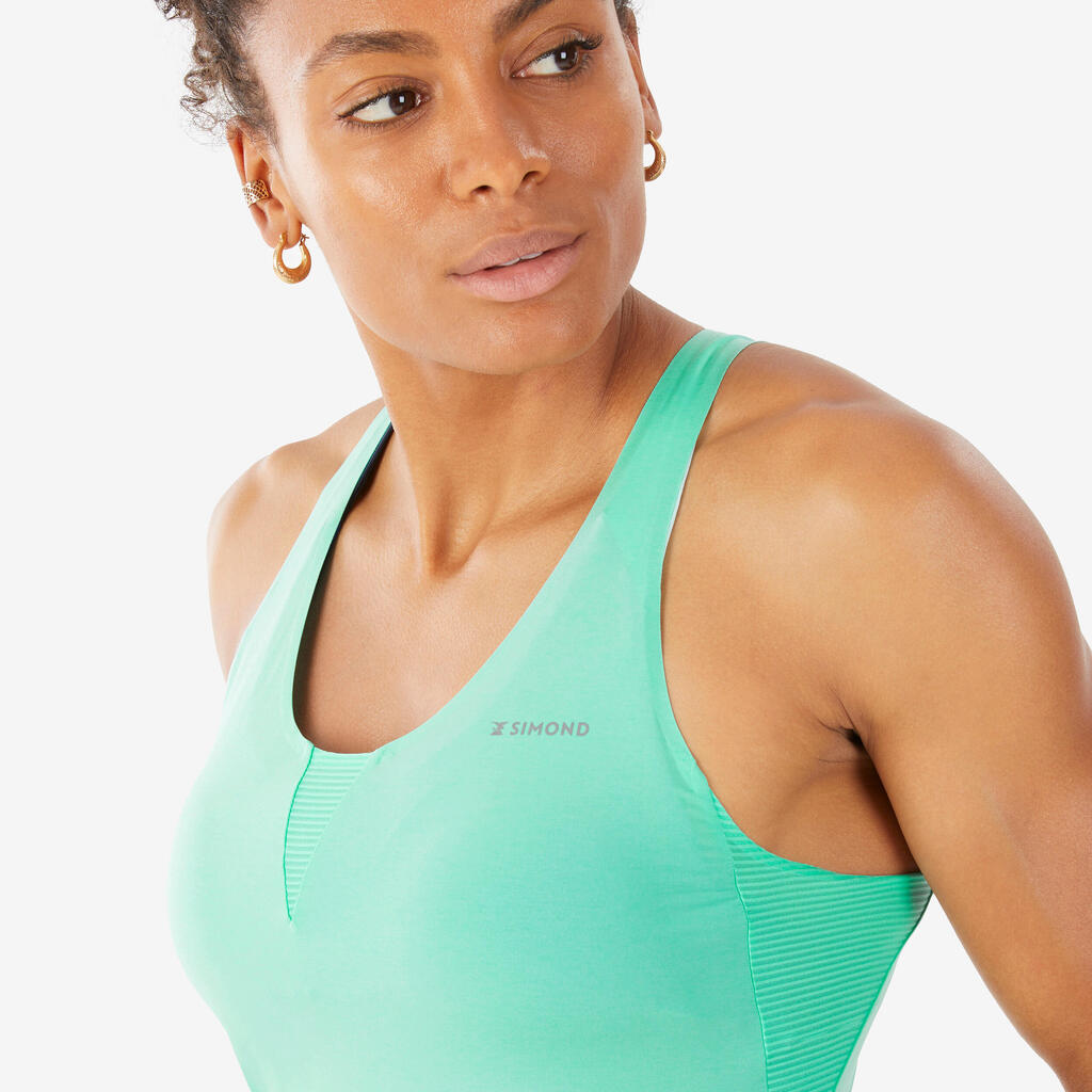 Women's climbing tank top - Mint green