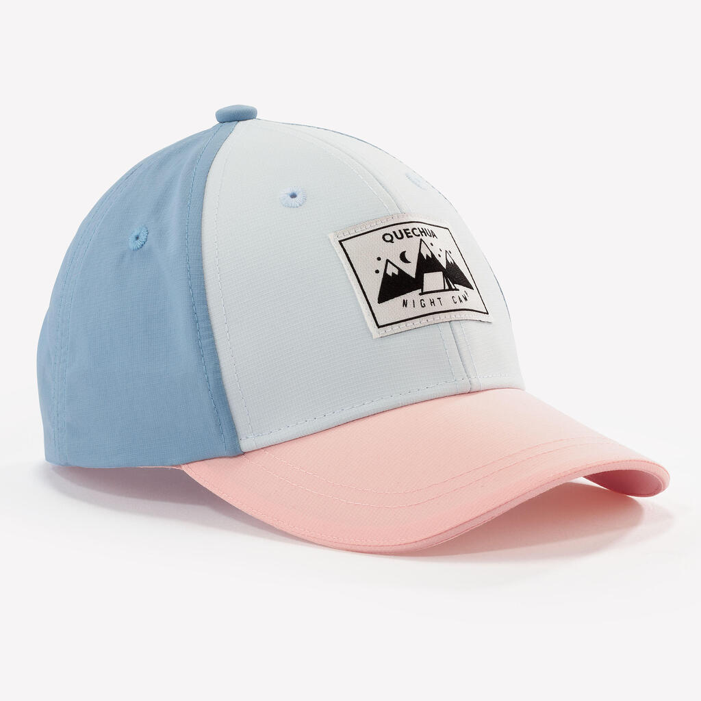 Kids’ Cap, 2-6 years, MH100 - Beige/Blue/Pink
