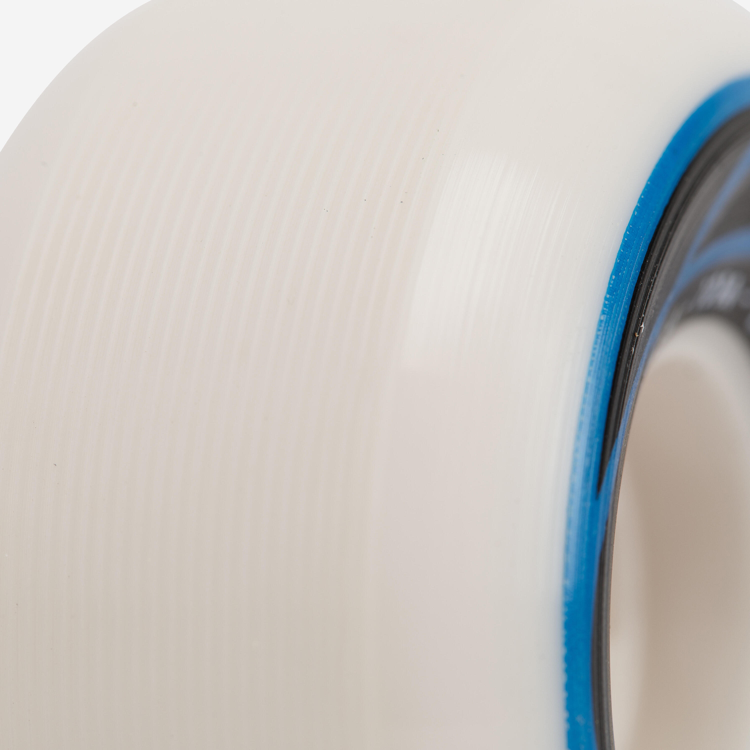 Pack of 4 Skateboard Wheels WH500 Ivory Colour, Conical Shape, Size 54 mm, 101A. 6/6