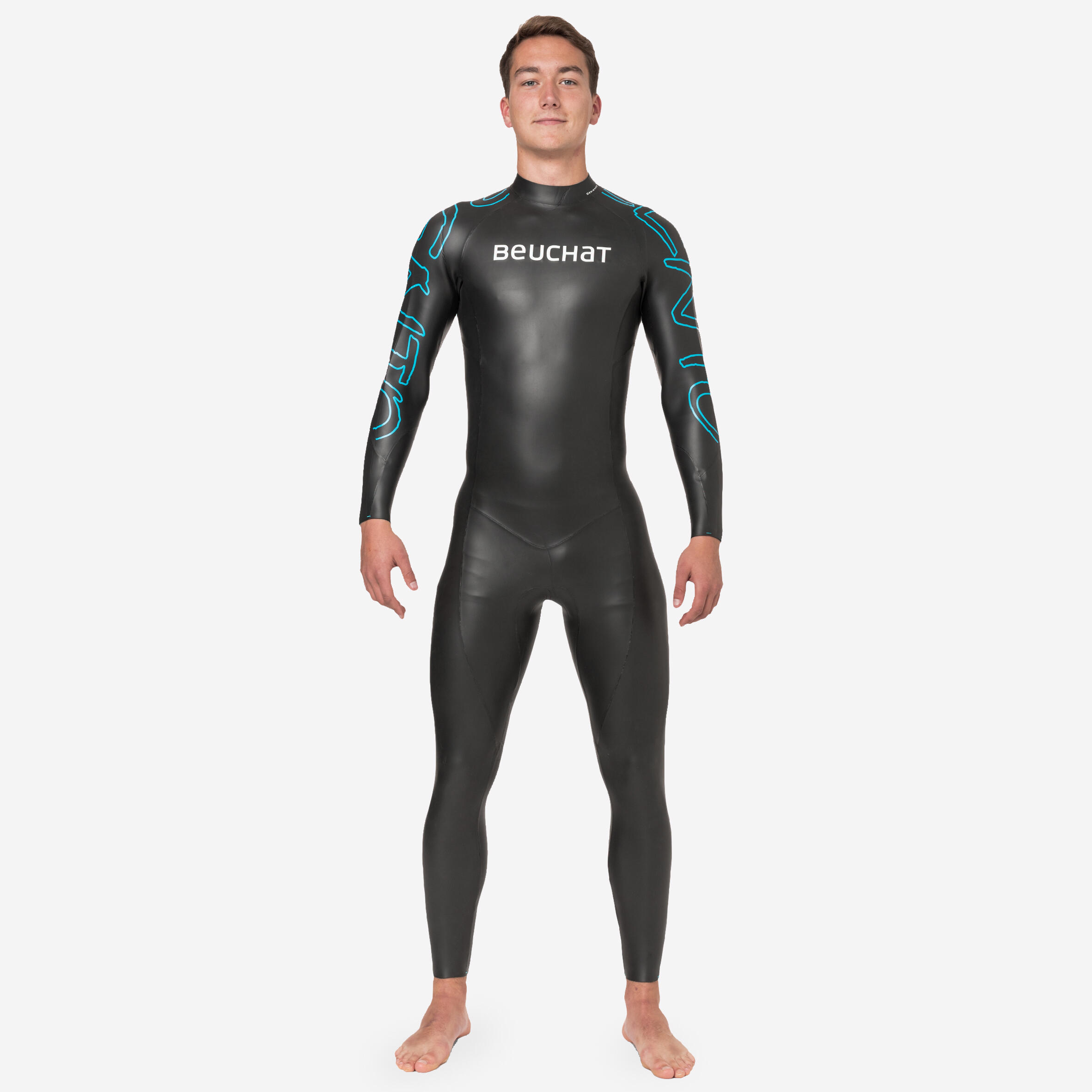 Freediving ZENTO 2 mm full-body smooth neoprene wetsuit 1/9