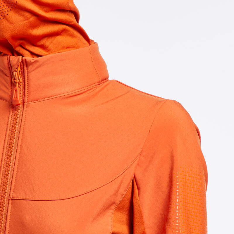 Fahrradjacke MTB Damen orange 