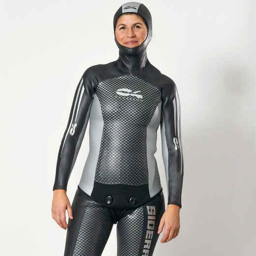 WOMEN'S FREEDIVING JACKET SIDERAL 3MM C4 CARBON
