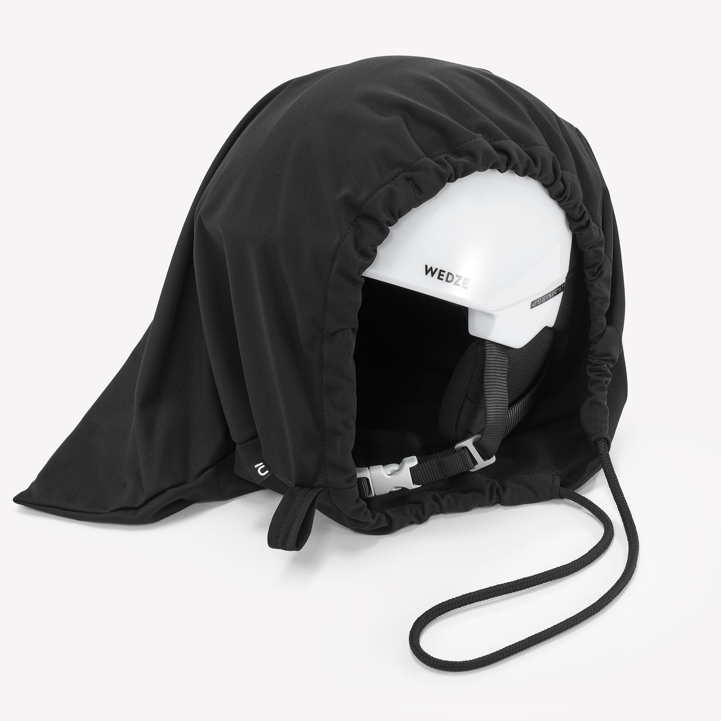 Ski Helmet Cover - Black - WEDZE