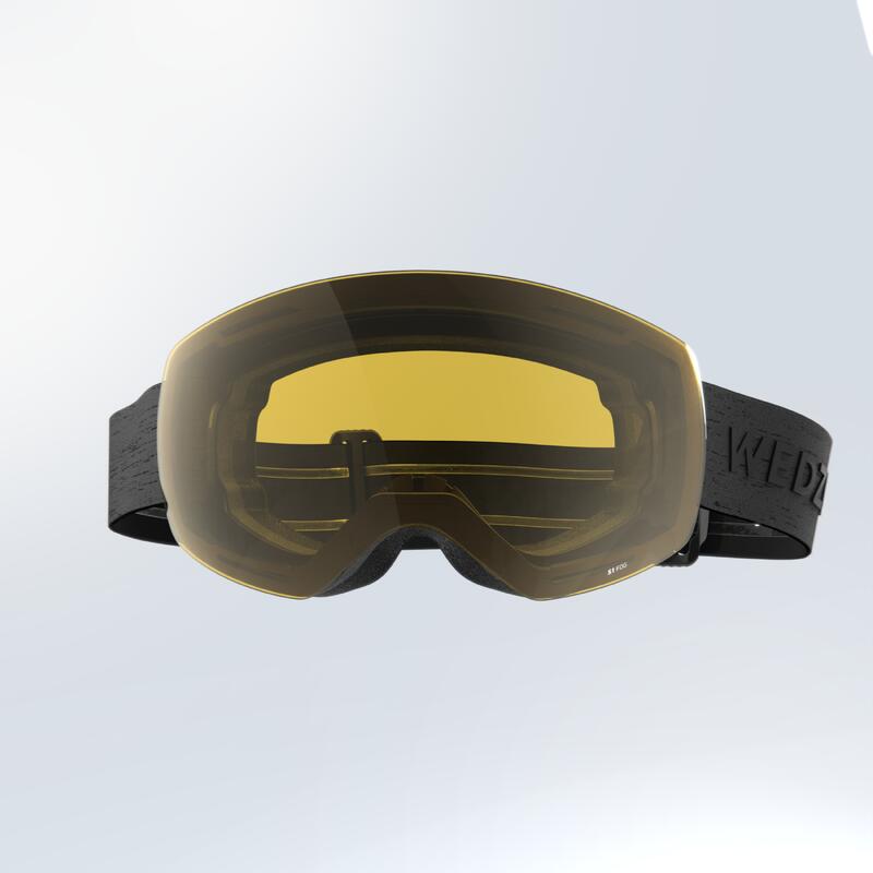 Skibrille Snowboardbrille Kinder Erwachsene Allwetter - G 900 I dunkelgrau