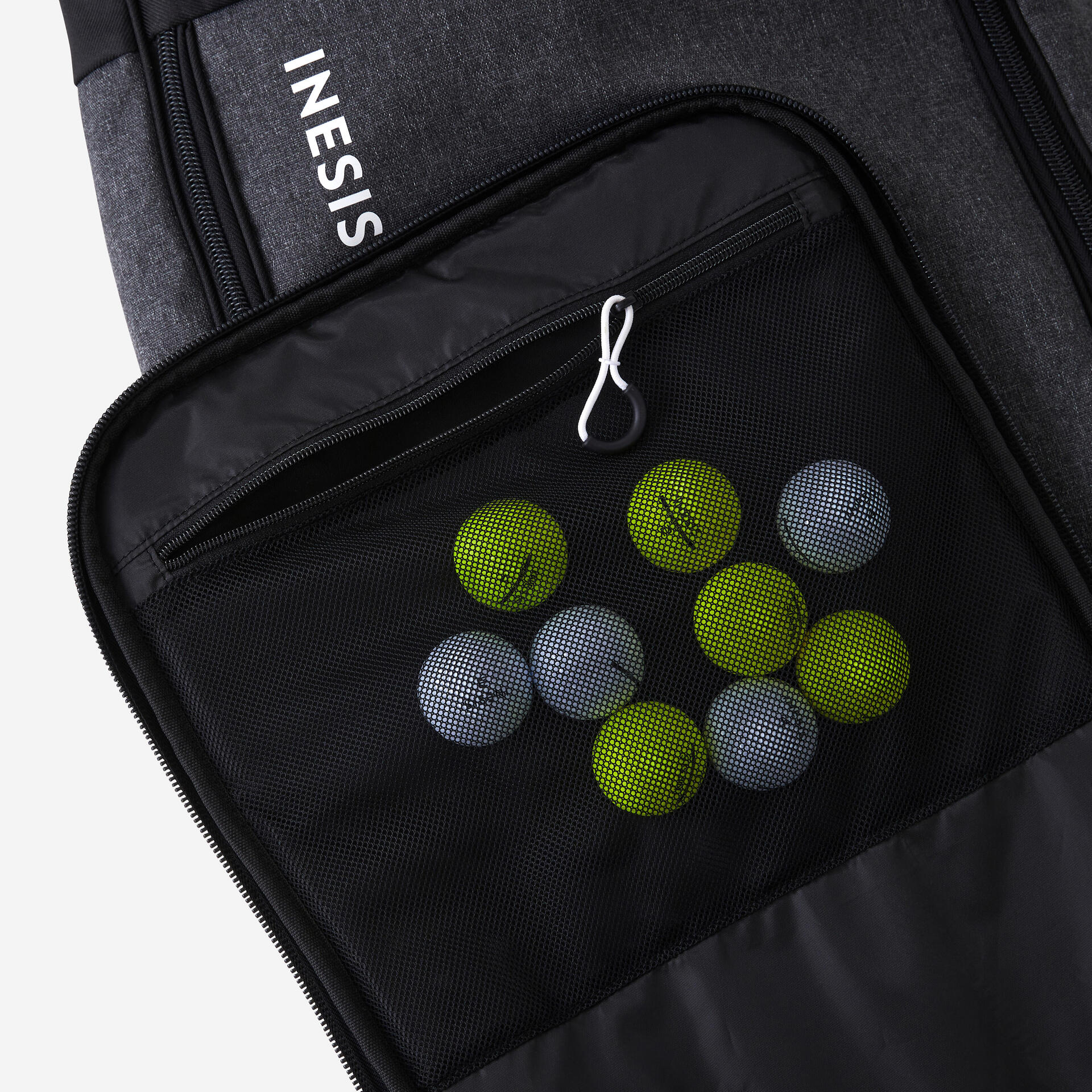 Golf travel rolling cover bag INESIS grey