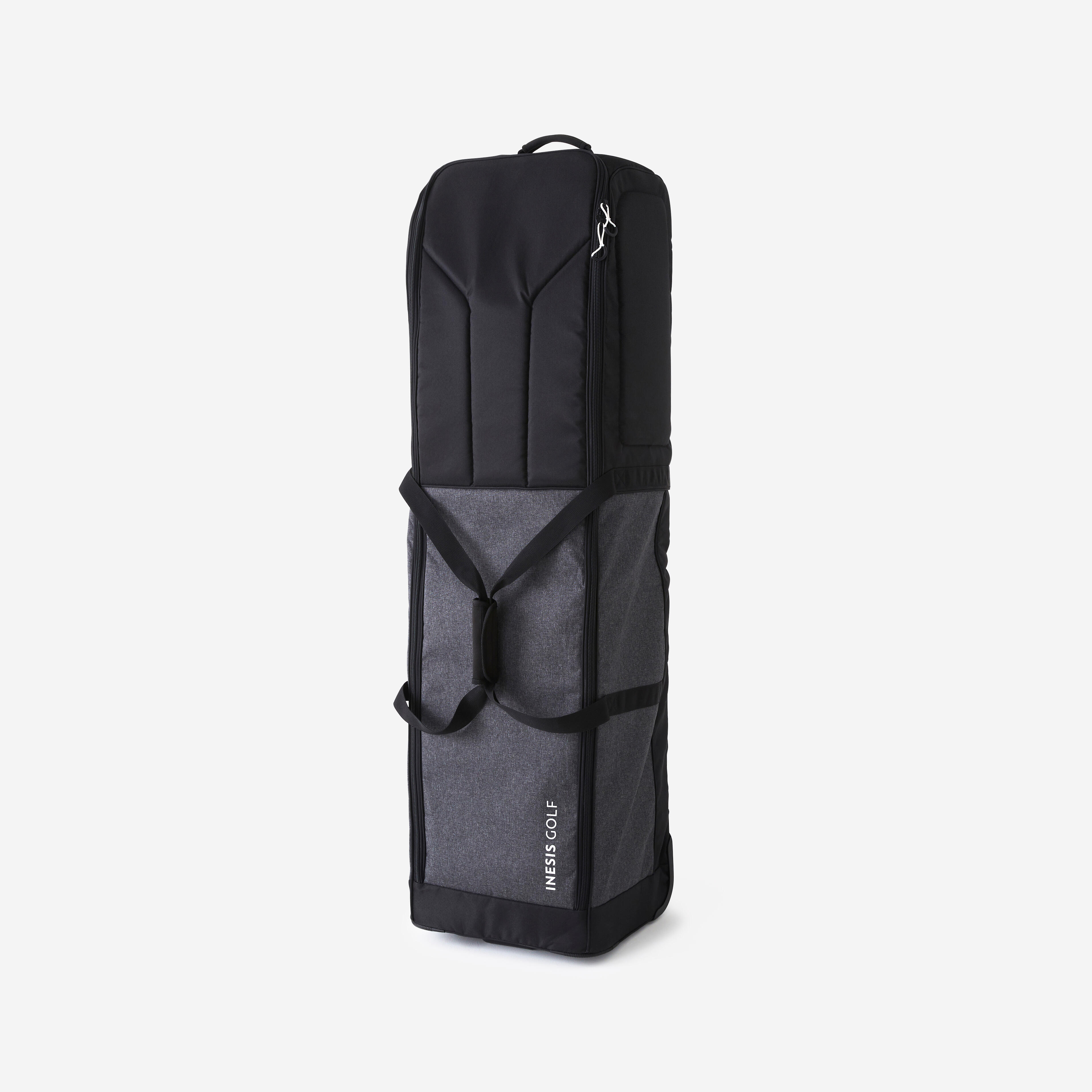 Saco de viagem de golf com rodas - inesis cinzento
