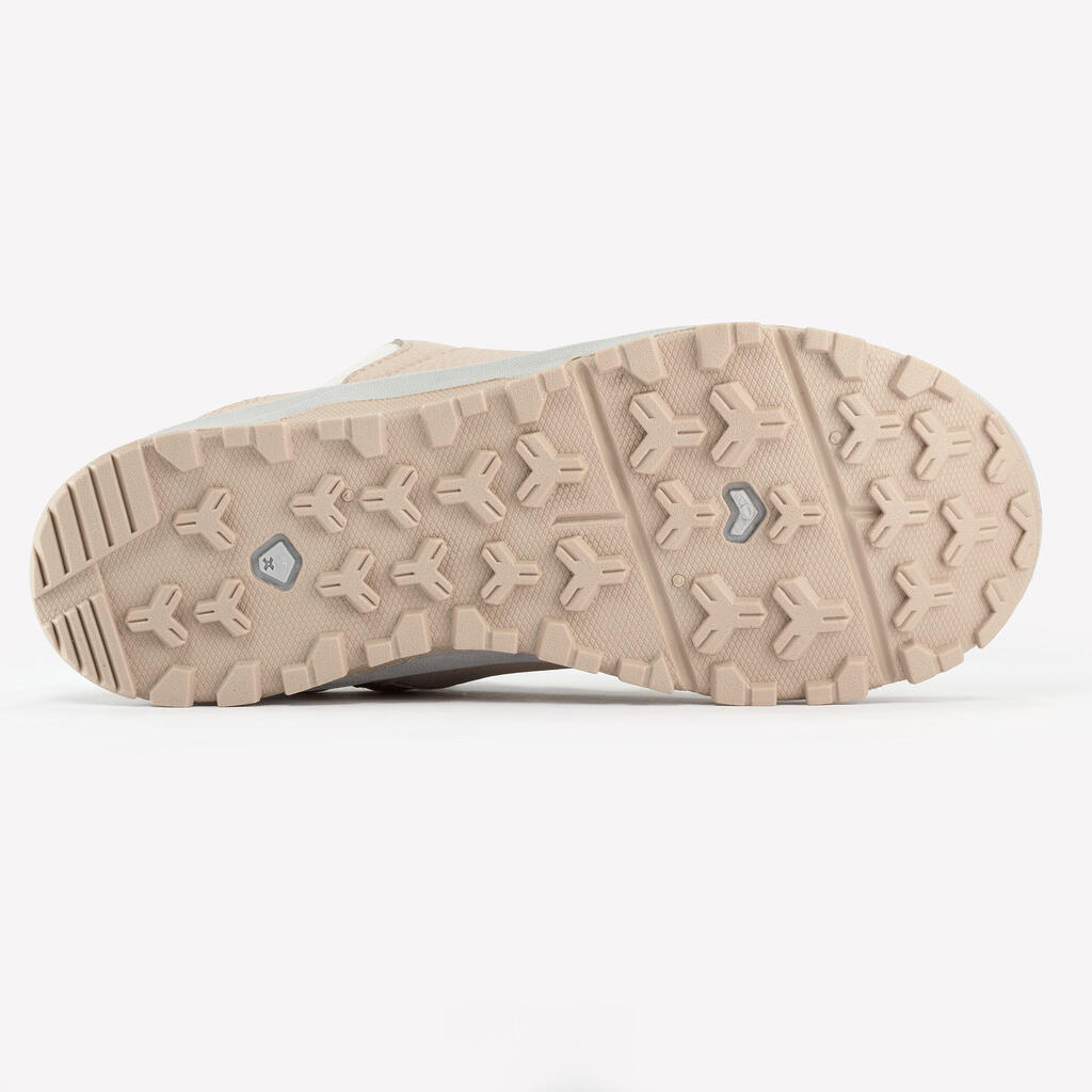 Chaussures de randonnée enfant basses avec lacet - nh500 low lin/rose - 35 au 38